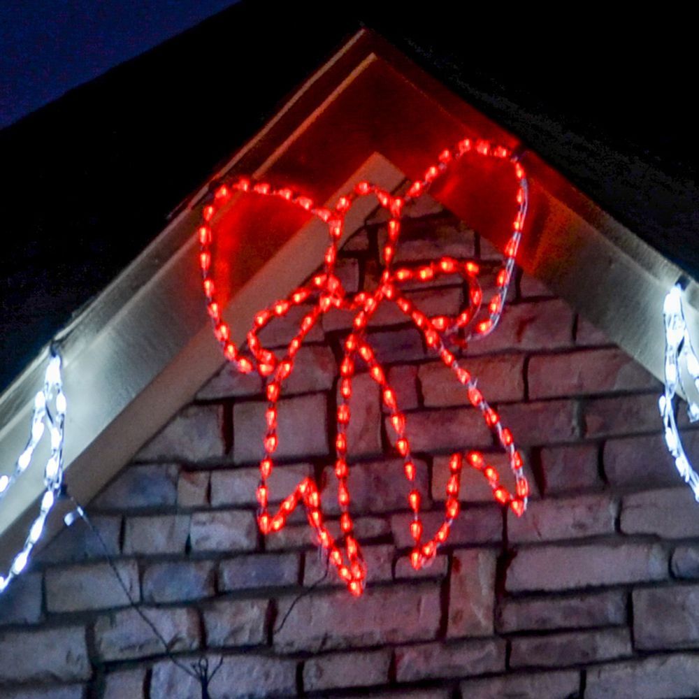 LED BOW 36" RED #LED-BO36